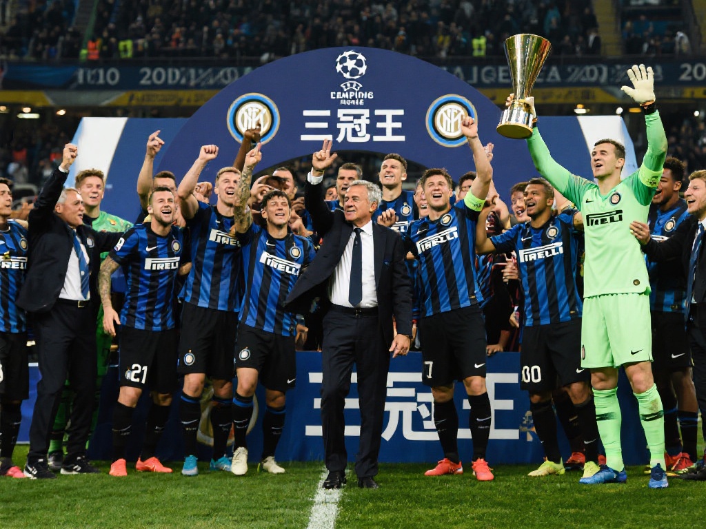 意甲收官战！国米2-0科莫冲冠梦碎，欧冠成救赎