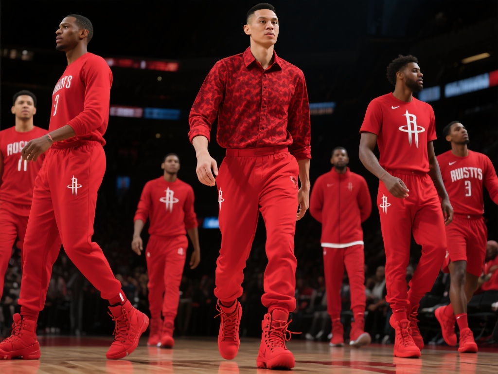 生死抢七！火箭队球员战斗风采尽显赛前穿搭