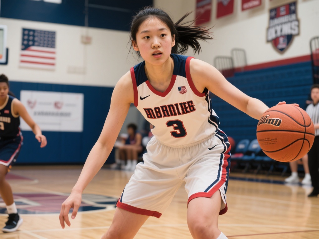 清华退学追梦美国,20岁邓雨婷场均12分征服名校 邓雨婷的成功不仅归功于个人的拼搏,也体现