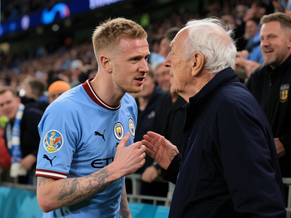 78岁老翁因骚扰德布劳内遭诉，自称拥有神秘力量可疗愈球员